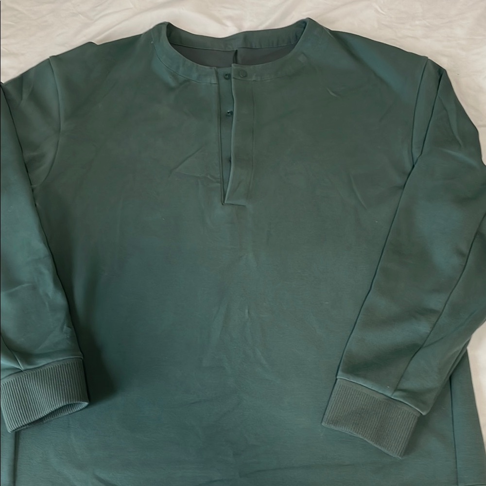 Men's Green Henley Shirt